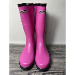 Puddletons Women's Classic Double Strap Rain Boot PCM103 PinkSize 7